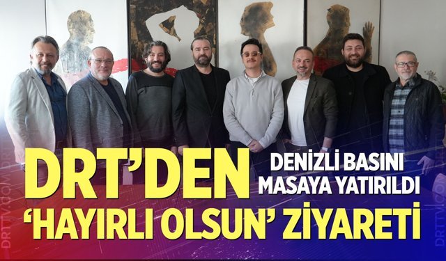 DRT’den, DGC Başkanı Özkan Tokmak ve yönetimine ‘hayırlı olsun’ ziyareti