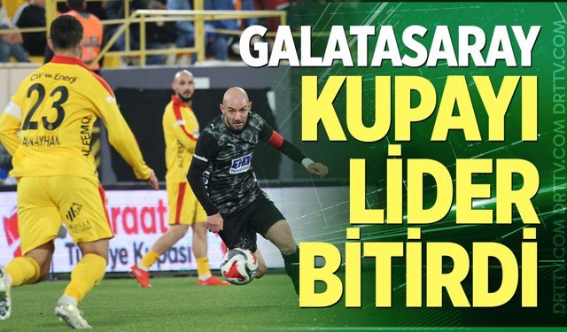Galatasaray kupayı lider bitirdi