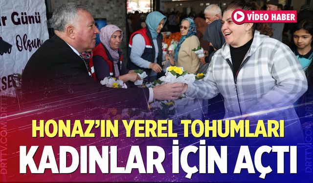 Honaz’da kadınlara 8 Mart hediyesi