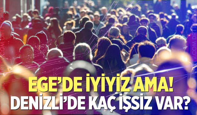 İşsizlik oranları açıklandı! Denizli'de kaç işsiz var?