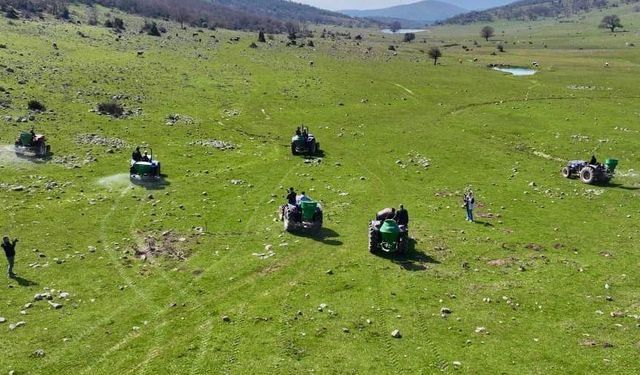 Manisa’da meralara 8,5 tonluk bereket