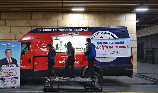 Mobil ikram araçlar bu kez yolcular için görevde