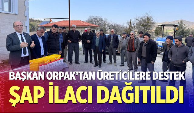 Başkan Orpak’tan Üreticilere Destek