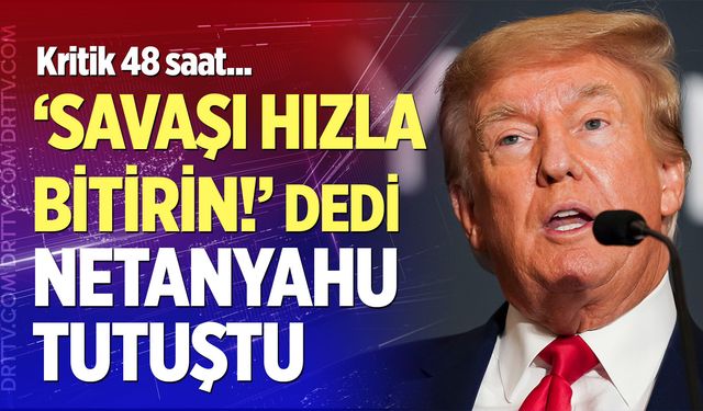 Trump'tan flaş talimat!