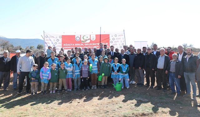 Tavas’ta "Ağaçta Birlik, Gelecekte Dirlik" projesi hayata geçti