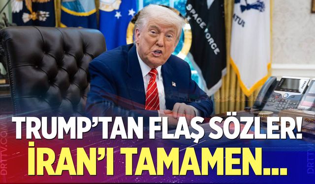 Trump'tan flaş sözler! İran'ı tamamen...