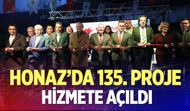 Honaz’da 135. proje hizmete açıldı
