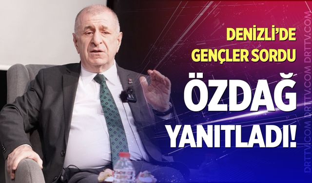 Denizli’de gençler sordu, Özdağ yanıtladı!