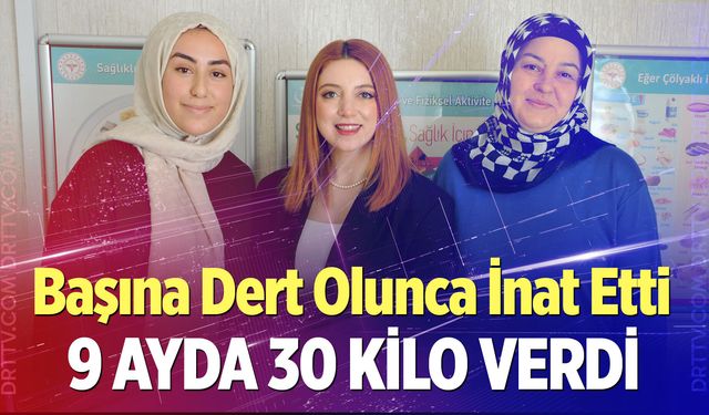 Denizli'de sağlık sorunları başına dert olan kadın 105 kilodan 9 ayda 30 kilo verdi...