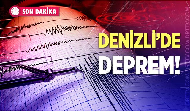 Son Dakika! Denizli’de bir deprem daha meydana geldi…