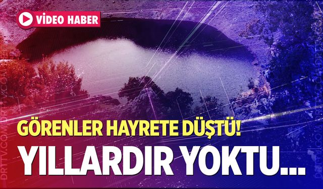 Tavas Gümüşdere Obruğu yeniden suya kavuştu!