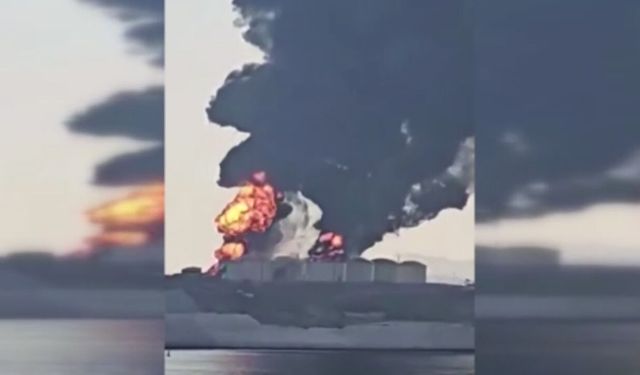 Umman’daki petrol depolama tesisleri vuruldu