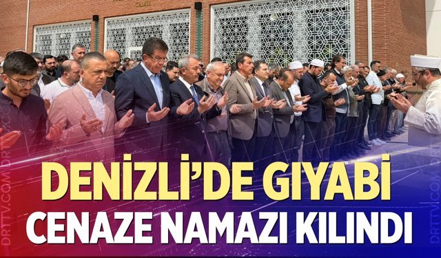 Kahramanmaraş’taki acı için Denizli’de gıyabi cenaze namazı kılındı