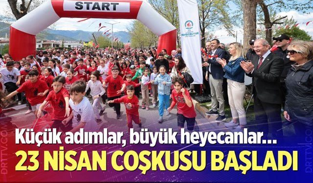 Denizli'de 23 Nisan coşkusu başladı