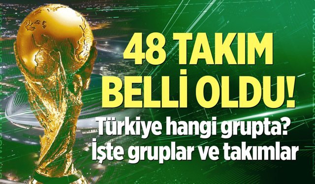 2026 Dünya Kupası’na katılacak 48 takım belli oldu!