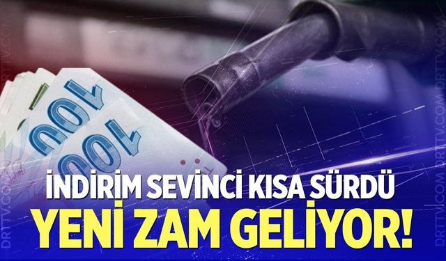 İndirim sevinci kısa sürdü