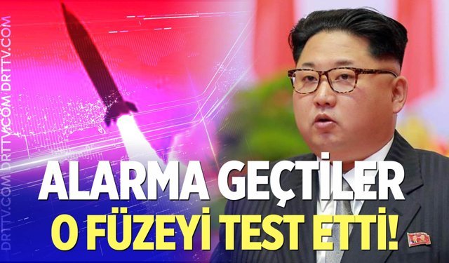 Hedefleri küle çevirecek füzeyi test etti, Güney Kore ve ABD alarma geçti