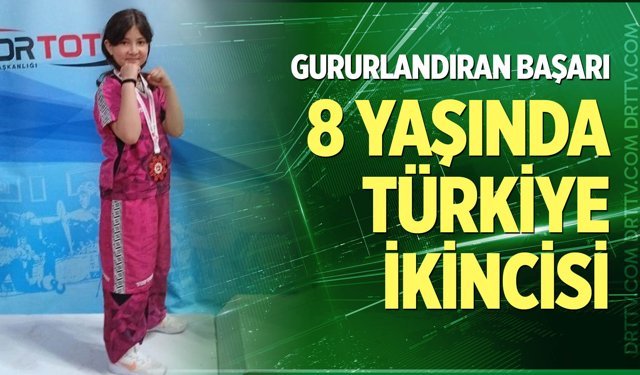 8 yaşındaki demir yumruktan gururlandıran başarı