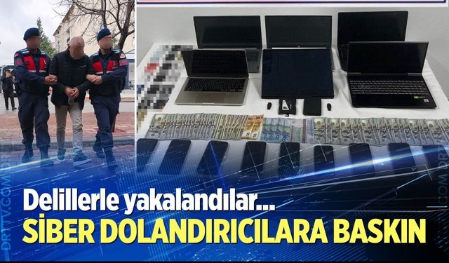Siber dolandırıcılara baskın