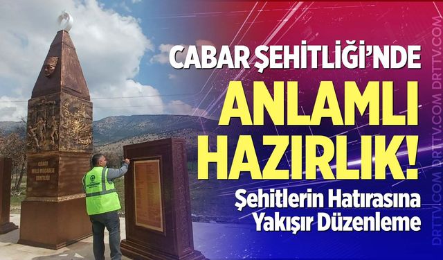 Cabar Şehitliği'nde anlamlı hazırlık