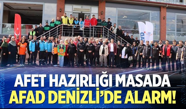 AFAD Denizli’de alarm!