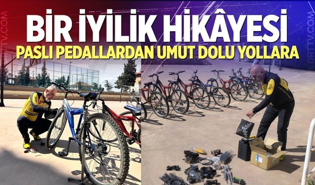 Denizli’de  “Mahalle Okullarındayız” Projesiyle Atıl Bisikletler Yenilendi
