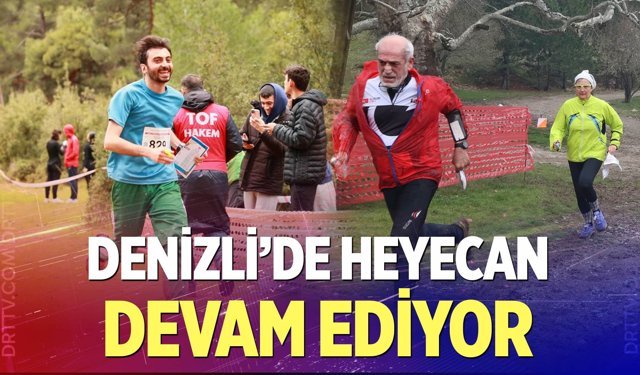 Denizli’de  oryantiring heyecanı sürüyor