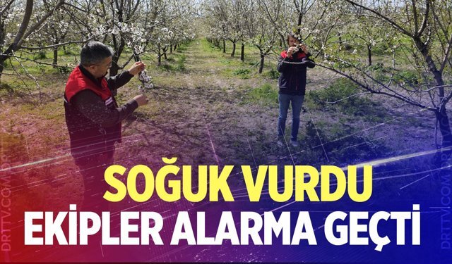 Soğuk vurdu, ekipler alarma geçti