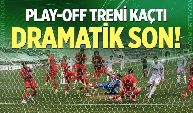 Denizli İdmanyurdu play-off trenini kaçırdı