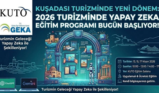 KUTO’da Yapay Zeka Eğitimi bugün başlıyor