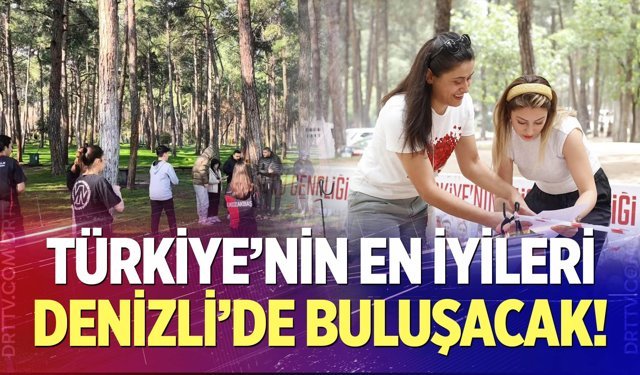 Oryantiringte Türkiye’nin en iyileri Denizli’de buluşacak