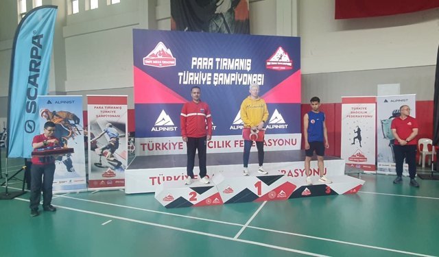 Para Tırmanış Türkiye Şampiyonasında Denizli’yi gururlandıran başarı