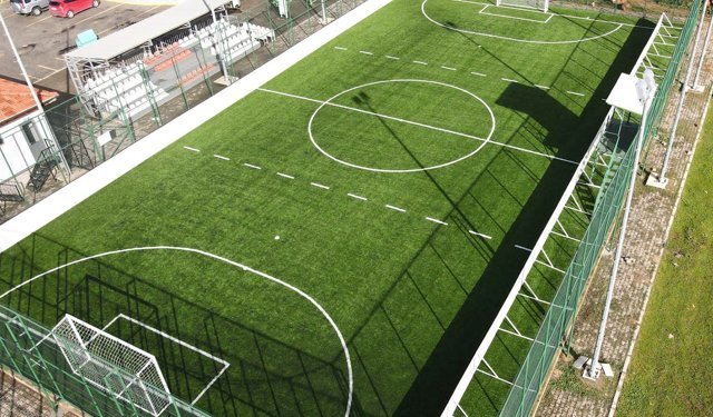 Şirinköy Görme Engelliler Futbol Sahası yenilendi