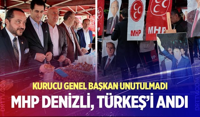 MHP Denizli, Kurucu Genel Başkan Alparslan Türkeş’i andı
