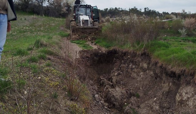 Çameli'de arazi yollarına modern dokunuş