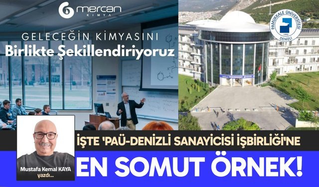 İŞTE 'PAÜ-DENİZLİ SANAYİCİSİ İŞBİRLİĞİ'NE EN SOMUT ÖRNEK!
