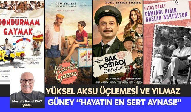 YÜKSEL AKSU ÜÇLEMESİ VE YILMAZ GÜNEY “HAYATIN EN SERT AYNASI!”