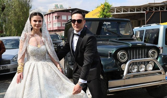 Yüzlerce cip bu düğünde toplandı