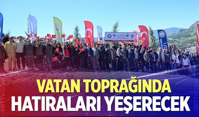 Denizli’de 28 Polis Şehidi anısına 200 fidan dikildi