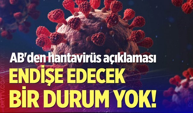 AB'den hantavirüs açıklaması: Endişe yaratacak bir durum yok