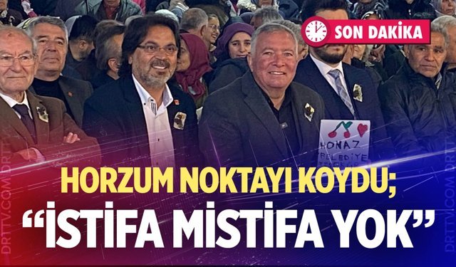 Başkan Horzum noktayı koydu; “İstifa mistifa yok, asparagas…”