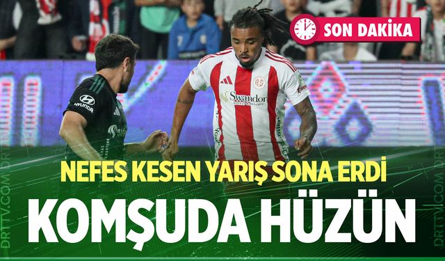 Süper Lig'e veda eden son takım Antalyaspor oldu