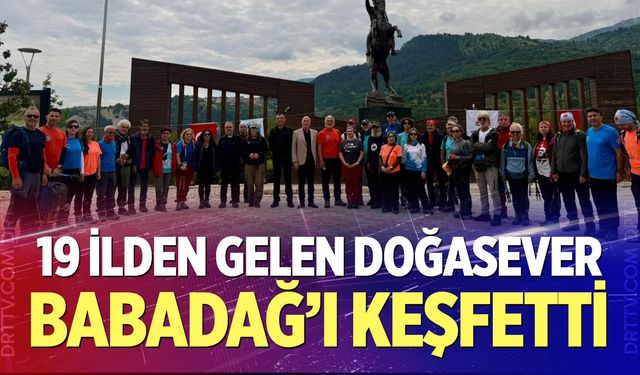 Doğa tutkunları Babadağ'ı keşfetti