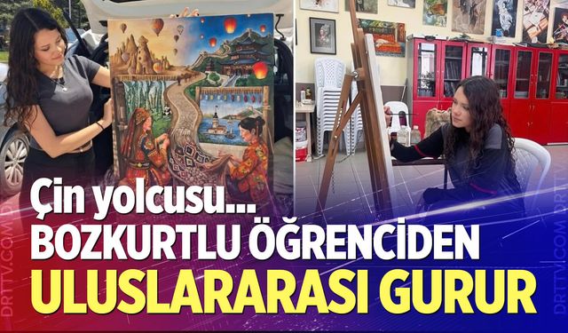 Bozkurtlu öğrenciden uluslararası gurur