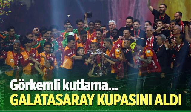 Galatasaray kupasını aldı