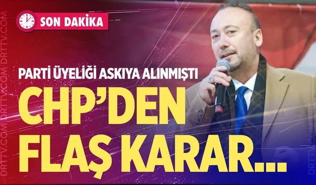 Son dakika! Özkan Yalım CHP’den ihraç edildi…