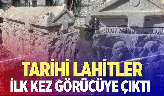 Tarihte bir ilk: göz kamaştıran lahitler Denizli’de ilk kez görücüye çıktı!