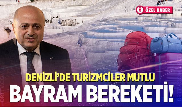Pamukkale’de bayram bereketi; Oteller telefonlara yetişemiyor
