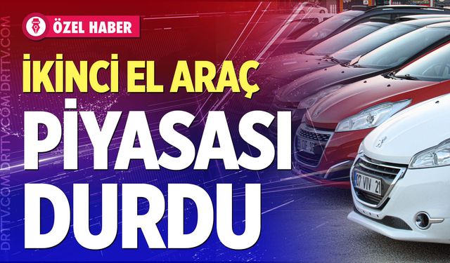 İkinci el otomobil piyasasında fren: Para bankada ve altında kaldı
