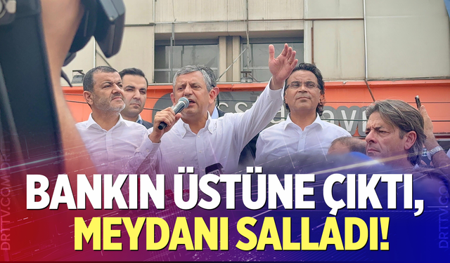 Bankın Üstüne Çıktı, Meydanı Salladı!